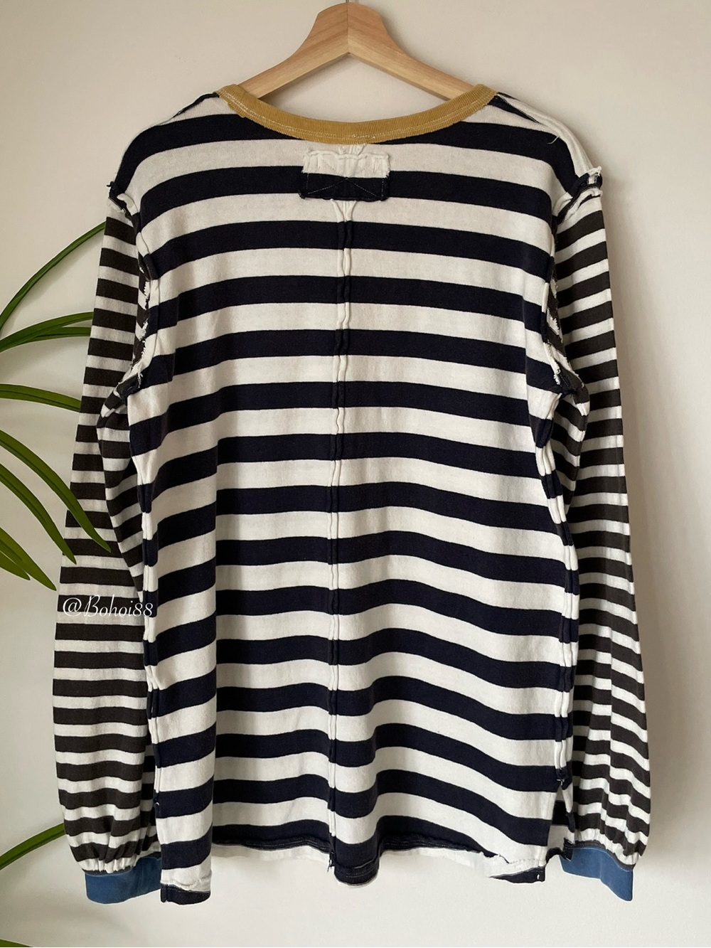 NWT Free People Sawyer Stripe Tee - Picture 7 of 13